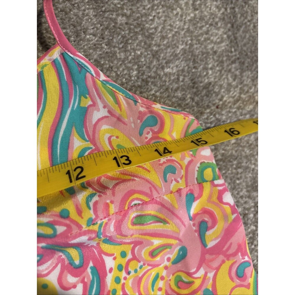 Lilly Pulitzer Double Trouble Silk Slip Dress Women’s Size XS - Picture 6 of 11